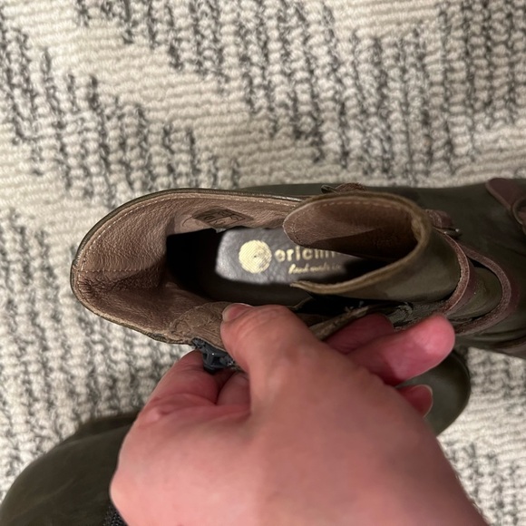 NWOT Eric Michael Lena leather Mystical Fairy core Boho booties - Picture 12 of 16